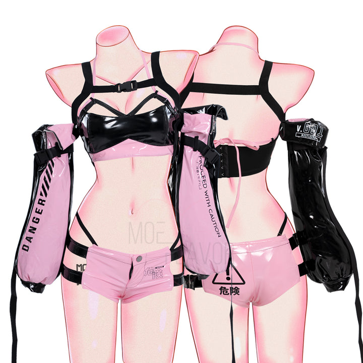 danger-cybercat-outfit-pink-thumbnail MOEFLAVOR - Waifu Inspired Fashion and Lingerie Store