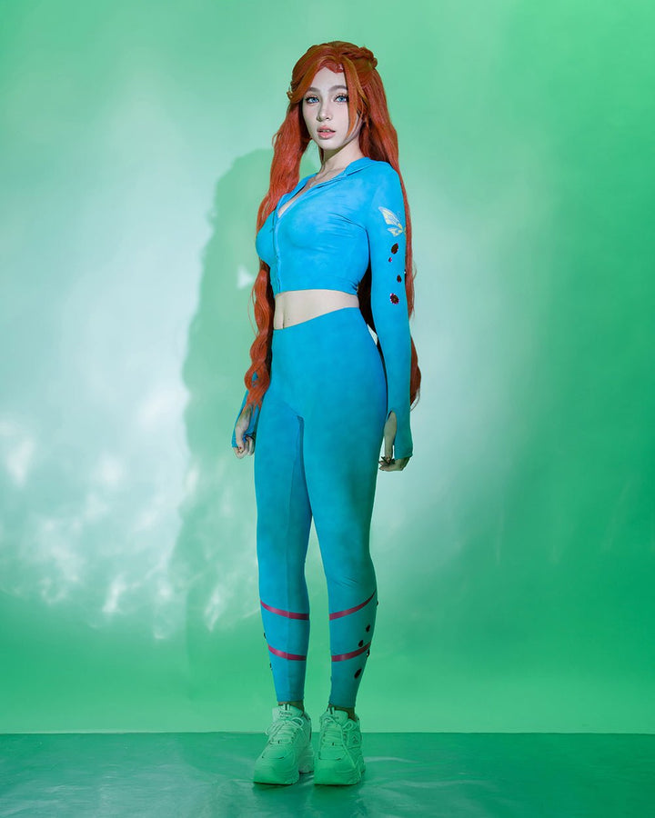 Fairy Bloom Winx Track Hoodie / Sweatpants - MOEFLAVOR - Japanese-Inspired Lingerie & Anime Cosplay Fantasywear