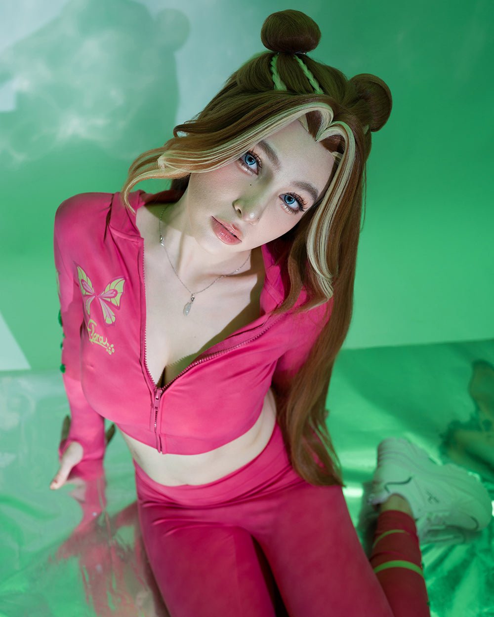 Fairy Flora Winx Track Hoodie / Sweatpants - MOEFLAVOR - Japanese-Inspired Lingerie & Anime Cosplay Fantasywear