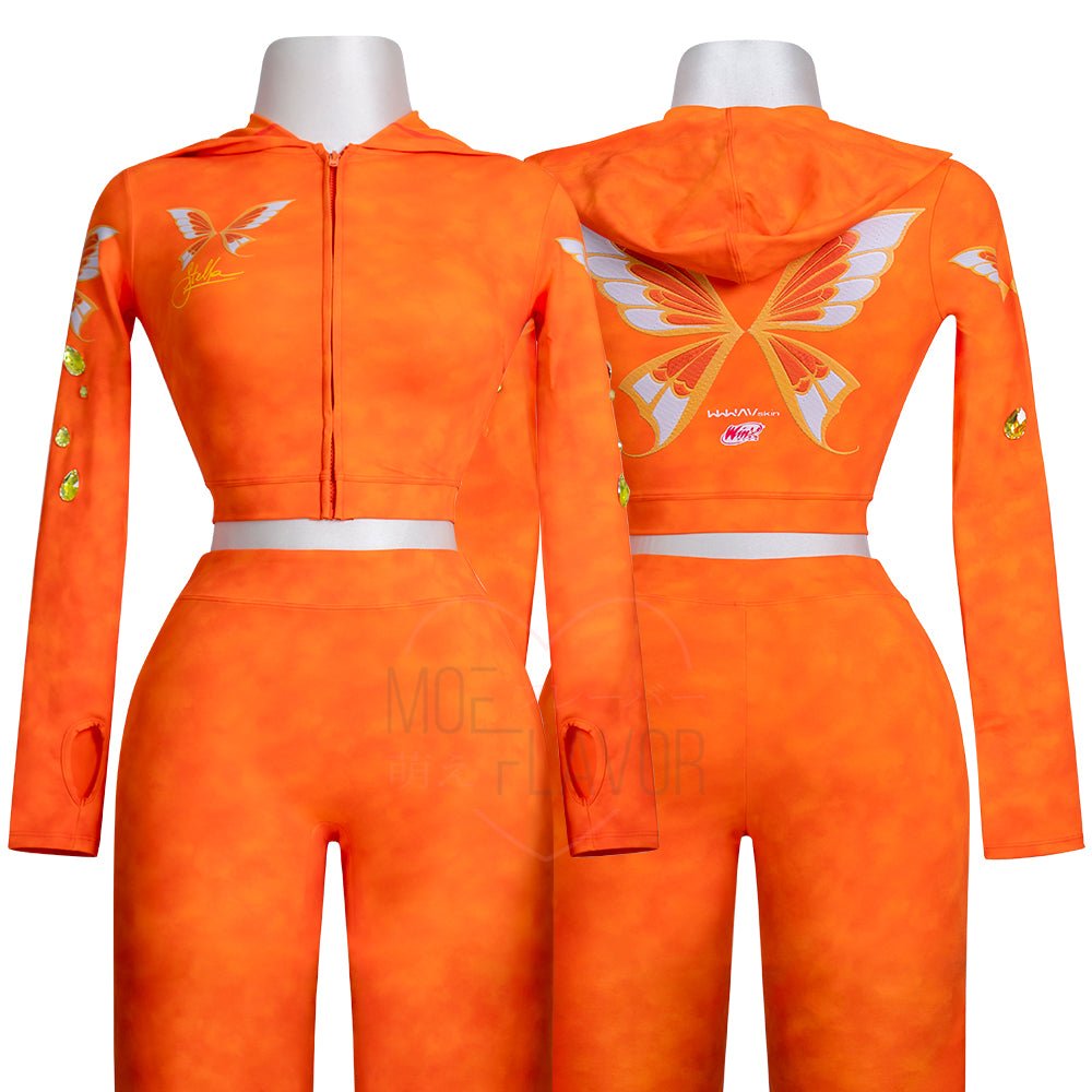 Fairy Stella Winx Track Hoodie / Sweatpants - MOEFLAVOR - Japanese-Inspired Lingerie & Anime Cosplay Fantasywear
