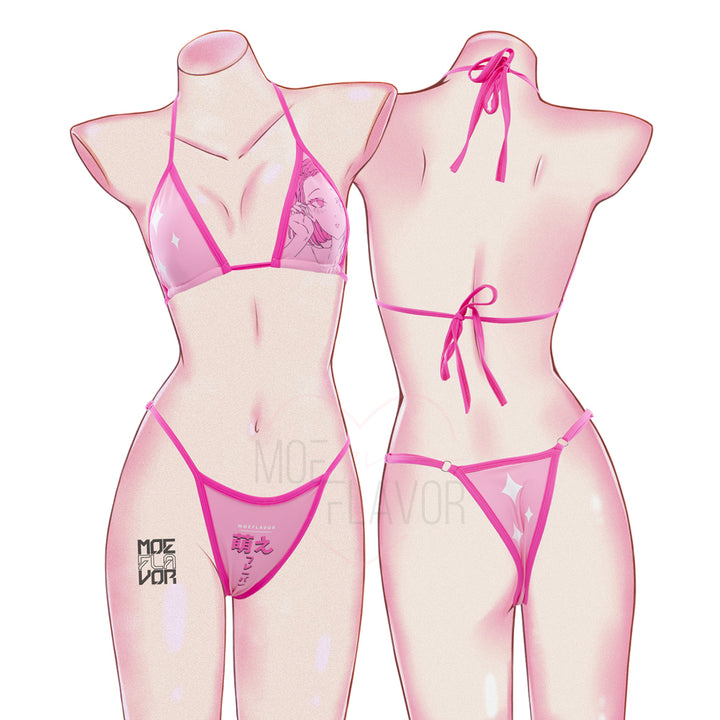 front-pink-skin-thumbnail Pink & Pink MOEFLAVOR - Waifu Inspired Fashion and Lingerie Store