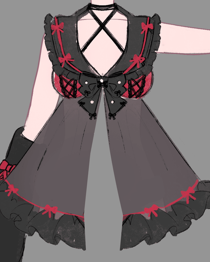 Gloomy Bear Jirai Kei Babydoll - MOEFLAVOR - Japanese - Inspired Lingerie & Anime Fantasywear