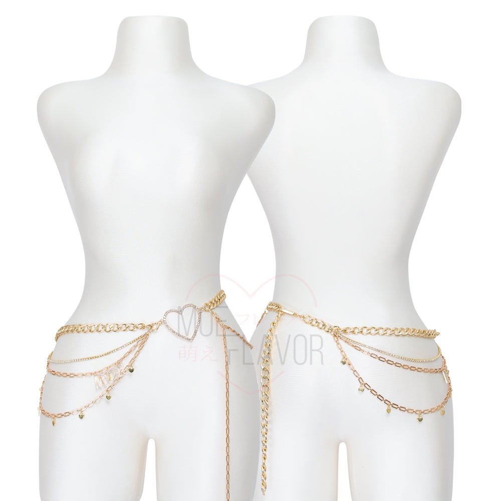 Gyaru Chain Belt - MOEFLAVOR - Waifu Inspired Fashion and Lingerie Store