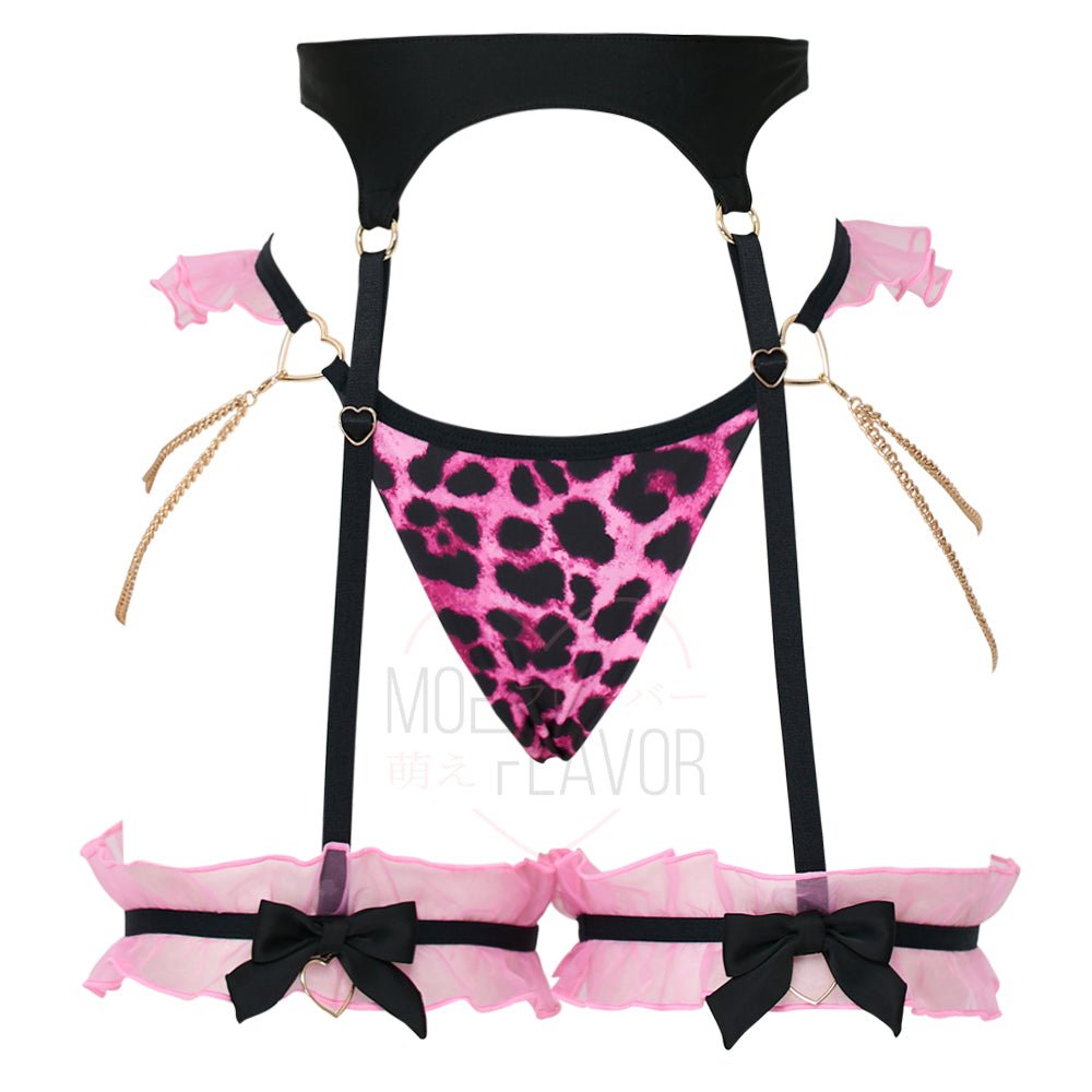 Gyaru Garter Lingerie Set Sexy Anime Costume MOEFLAVOR - Japanese-Inspired Lingerie & Anime Cosplay Fantasywear Gyaru Garter Lingerie Set Sexy Anime Costume MOEFLAVOR - Japanese-Inspired Lingerie & Anime Cosplay Fantasywear