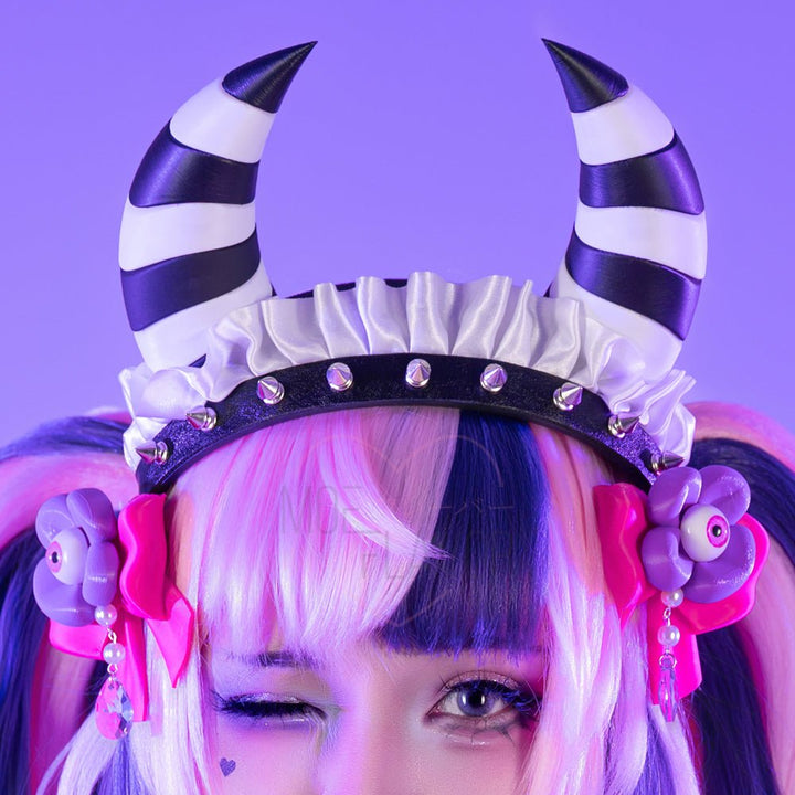 Ironmouse Clown Lingerie Headband Accessory - MOEFLAVOR - Waifu Inspired Fashion and Lingerie Store