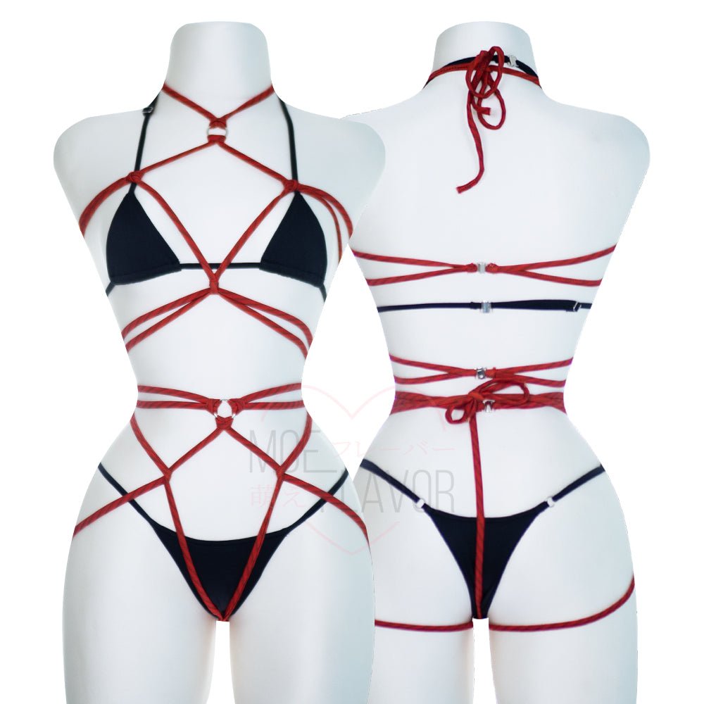 Kill Rope Shibari Lingerie - MOEFLAVOR - Waifu Inspired Fashion and Lingerie Store