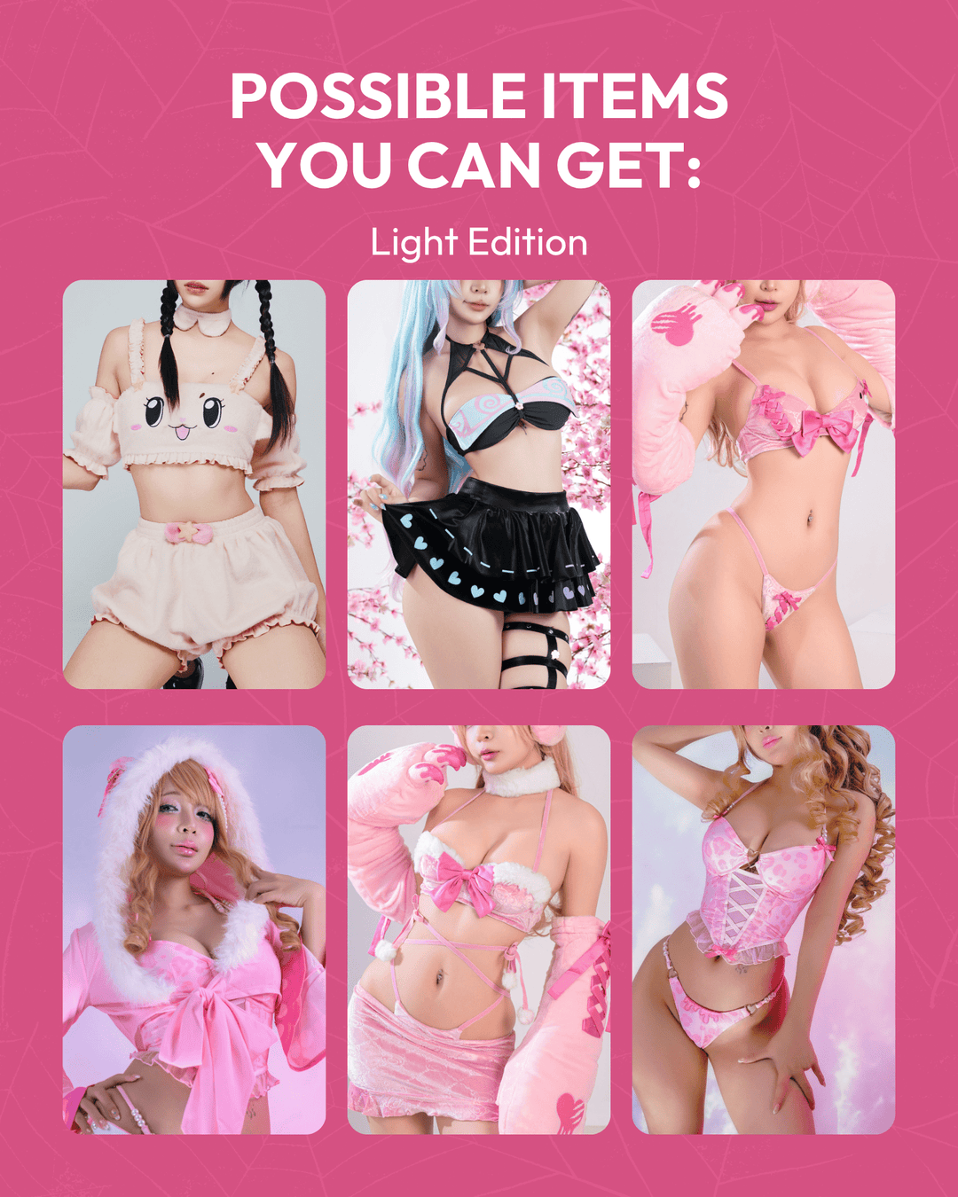 Light Mystery Bag - MOEFLAVOR - Japanese-Inspired Lingerie & Anime Cosplay Fantasywear