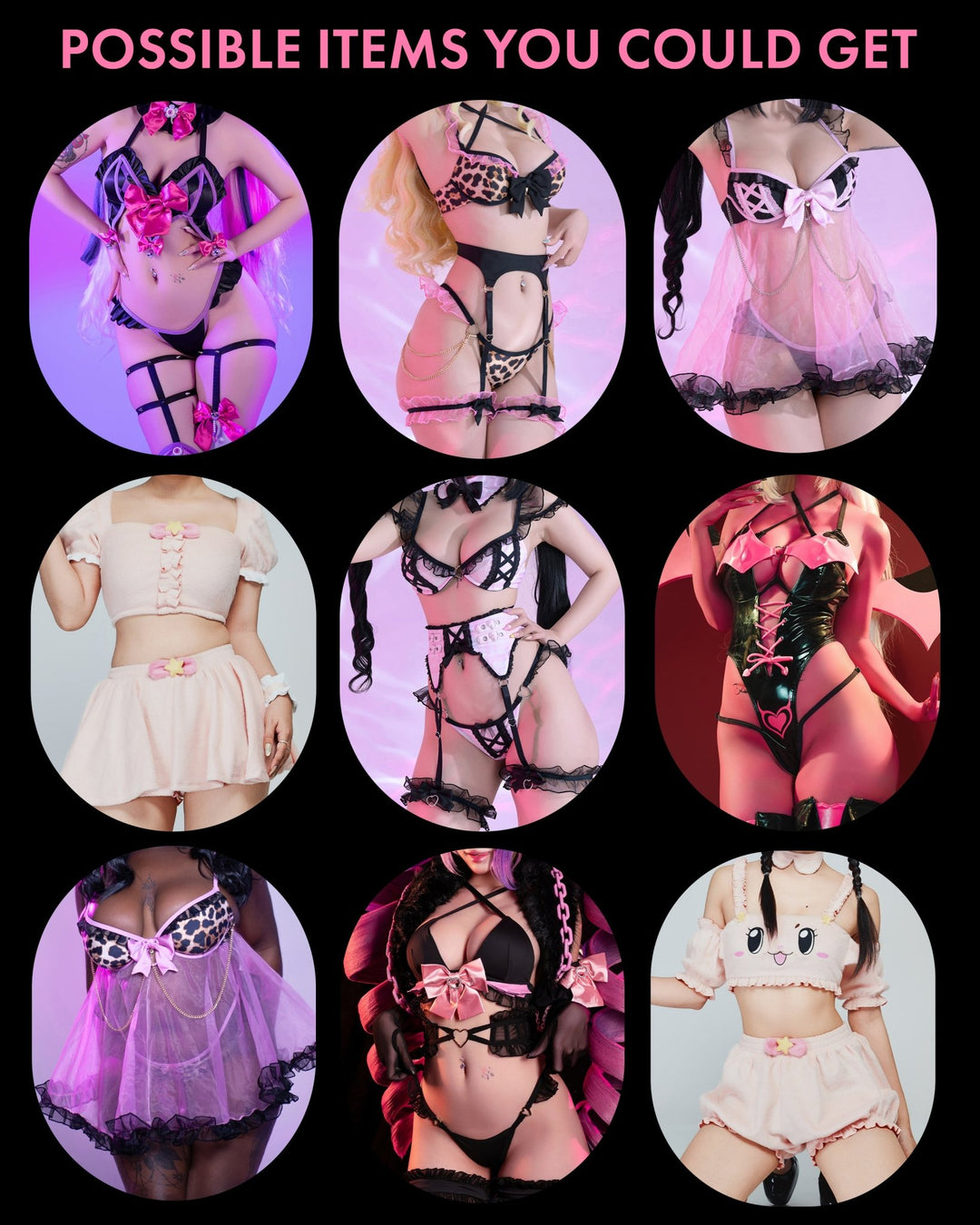 Mystery Bags - MOEFLAVOR - Waifu Inspired Fashion and Lingerie Store