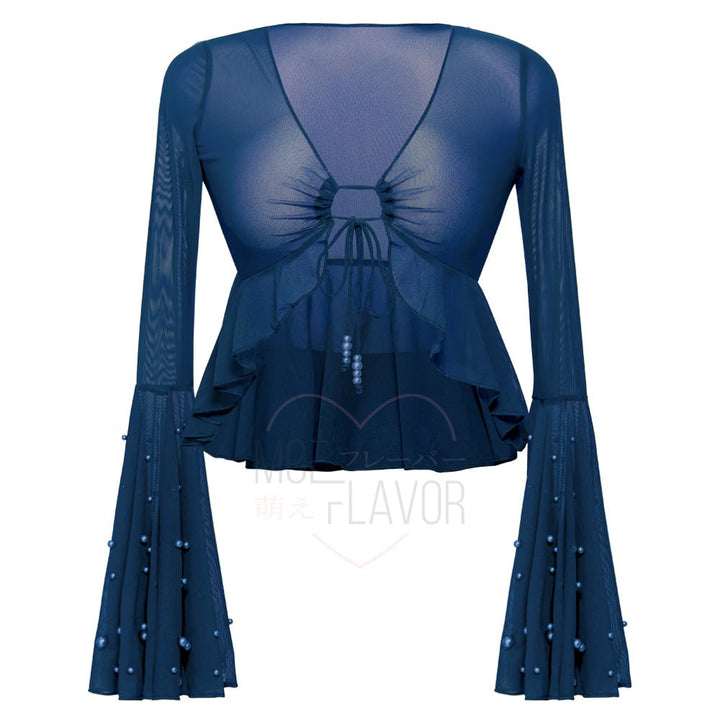 Nymph Swimsuit Cover Top / Skirt - MOEFLAVOR - Waifu Inspired Fashion and Lingerie Store