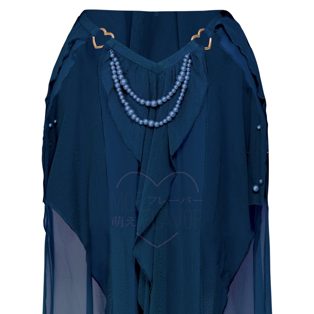 Nymph Swimsuit Cover Top / Skirt - MOEFLAVOR - Waifu Inspired Fashion and Lingerie Store