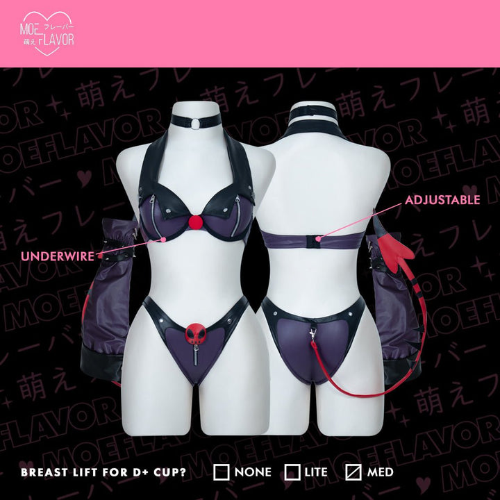 Pre-Order Blitzo Helluva Boss Lingerie - MOEFLAVOR - Japanese-Inspired Lingerie & Anime Cosplay Fantasywear