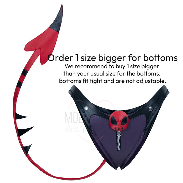 Pre-Order Blitzo Helluva Boss Lingerie - MOEFLAVOR - Japanese-Inspired Lingerie & Anime Cosplay Fantasywear