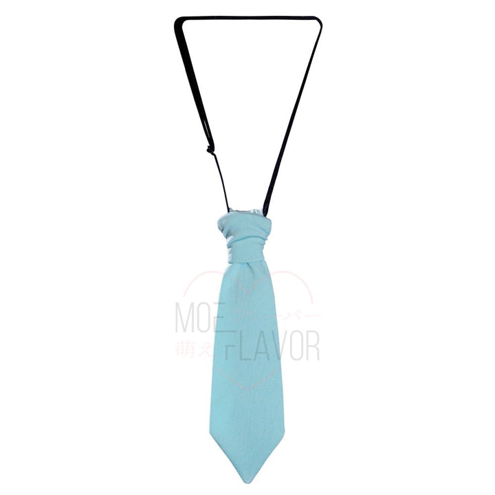 Pre-Order Cyber Stage Teal Mini Tie - MOEFLAVOR - Japanese-Inspired Lingerie & Anime Cosplay Fantasywear
