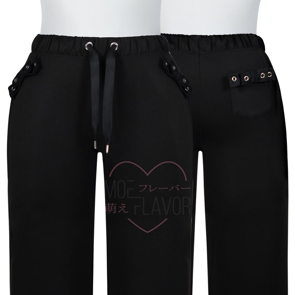 Pre-Order Goth Vampire Track Pants - MOEFLAVOR - Japanese-Inspired Lingerie & Anime Cosplay Fantasywear