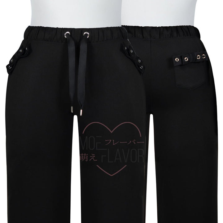 Pre-Order Goth Vampire Track Pants - MOEFLAVOR - Japanese-Inspired Lingerie & Anime Cosplay Fantasywear