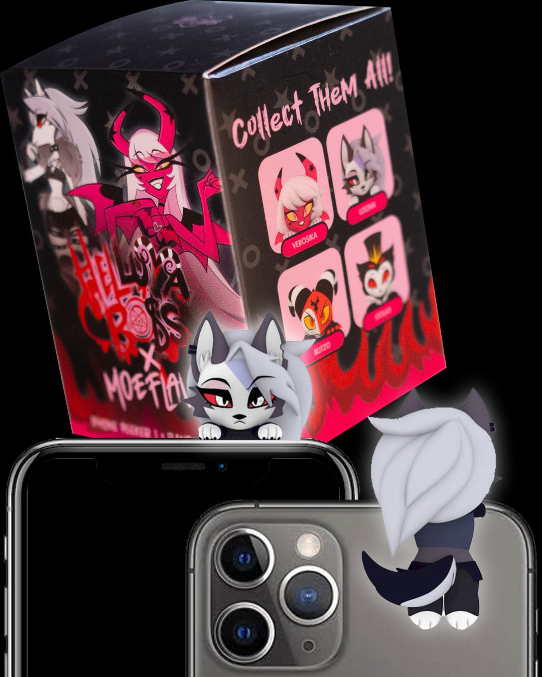 Pre-Order Helluva Boss Phone Peeker Hipper - MOEFLAVOR - Japanese-Inspired Lingerie & Anime Cosplay Fantasywear