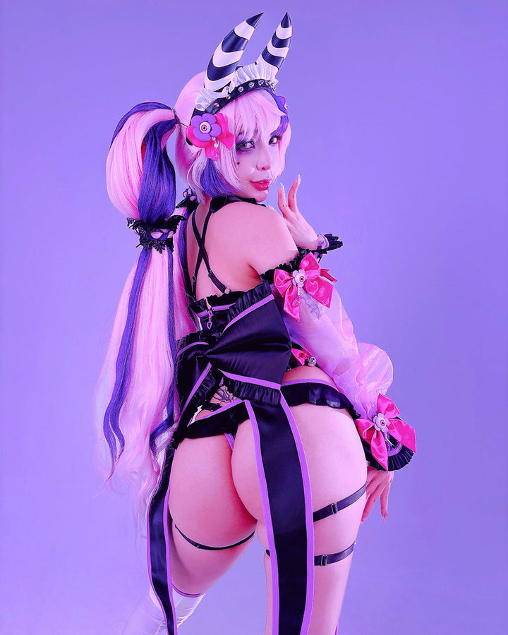 Pre - Order Ironmouse Clown Lingerie - MOEFLAVOR - Waifu Inspired Fashion and Lingerie Store