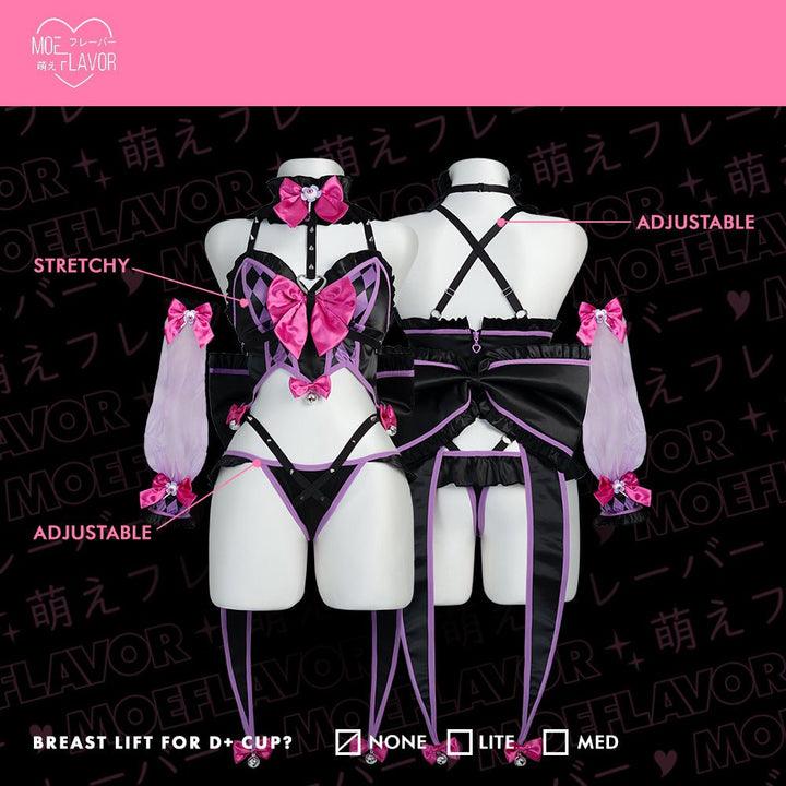 Pre - Order Ironmouse Clown Lingerie - MOEFLAVOR - Waifu Inspired Fashion and Lingerie Store