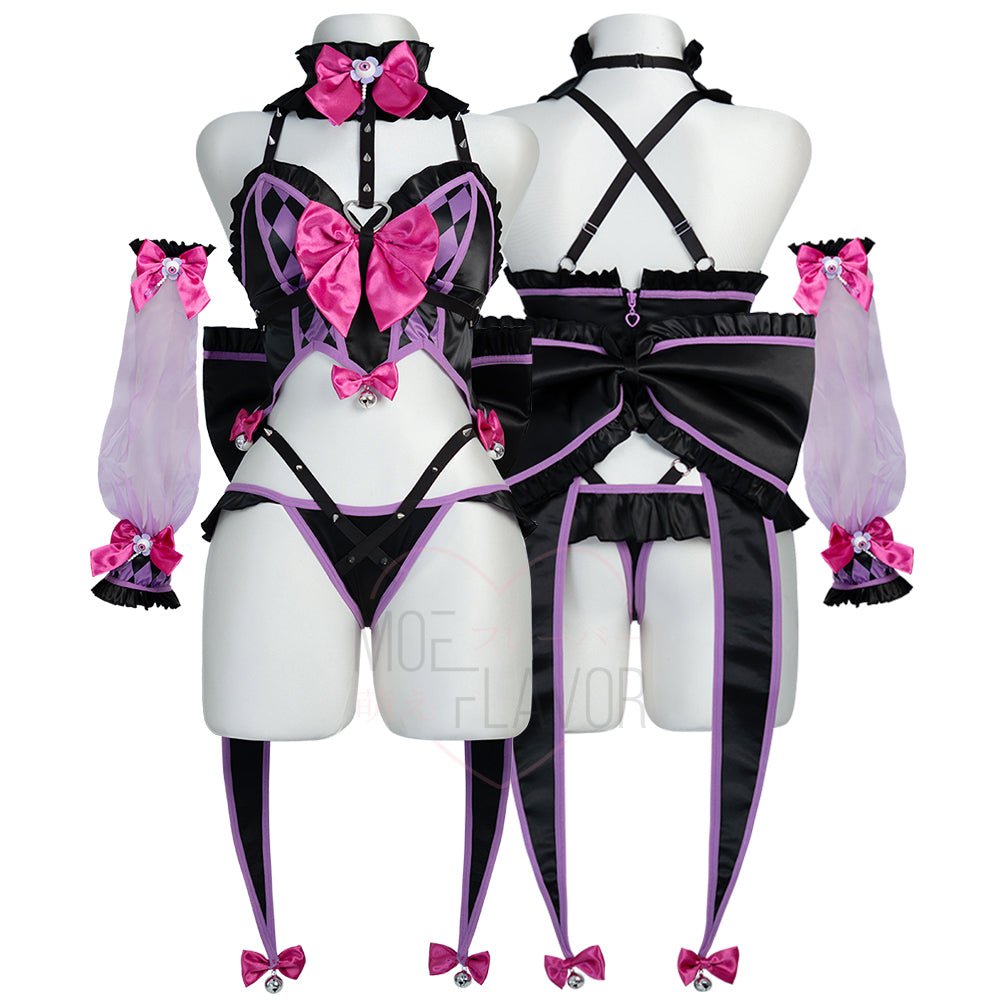 Pre - Order Ironmouse Clown Lingerie - MOEFLAVOR - Waifu Inspired Fashion and Lingerie Store