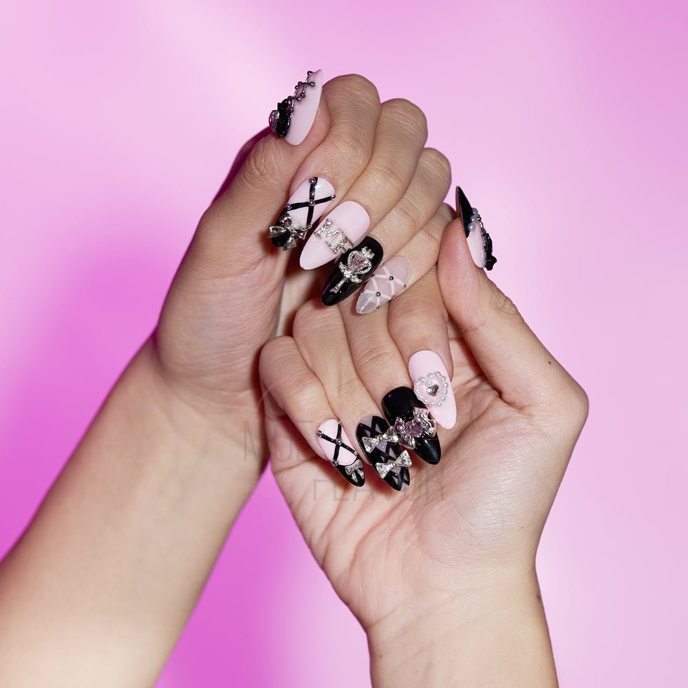 Jirai Kei Nails MOEFLAVOR Japanese Inspired Lingerie Anime Jirai Kei Nails MOEFLAVOR Japanese Inspired Lingerie Anime