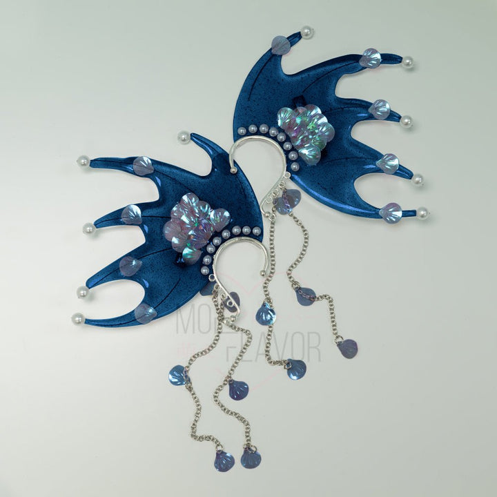Pre - Order Mermaid Pearl Ear Clip - MOEFLAVOR - Waifu Inspired Fashion and Lingerie Store