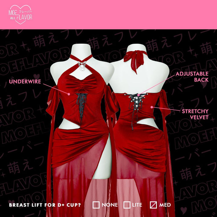 Pre - Order Sorceress Dress - MOEFLAVOR - Waifu Inspired Fashion and Lingerie Store