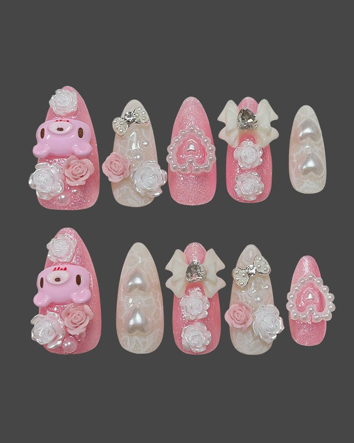 Pre - Order Vday Gloomy Bear Gyaru Nail Blind Box - MOEFLAVOR - Waifu Inspired Fashion and Lingerie Store