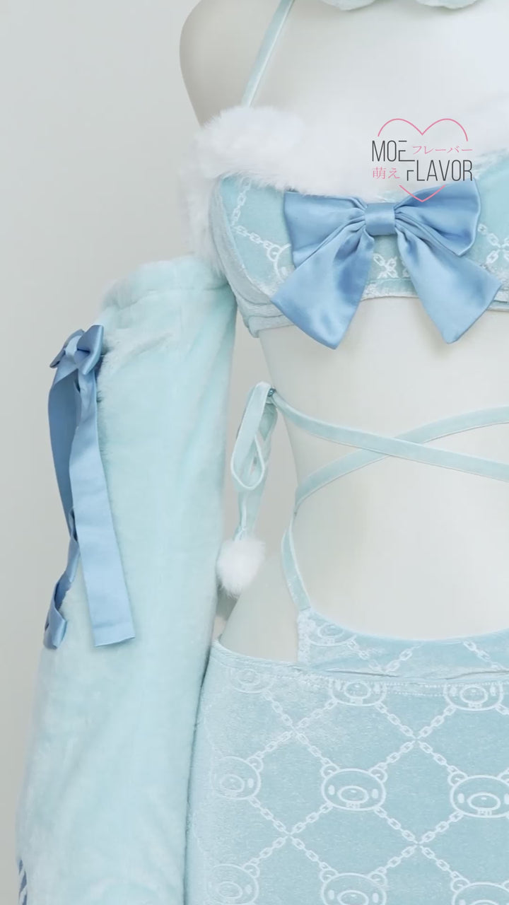 Pastel Winter Top & Skirt [MOEFLAVOR x Gloomy Bear]