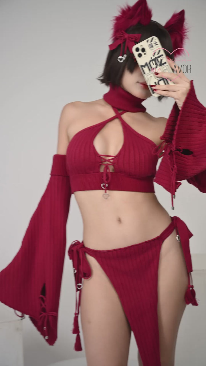 Winter Fox Cozy Outfit