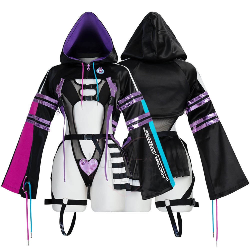 Projekt Melody Cyber Girl Bodysuit - MOEFLAVOR - Waifu Inspired Fashion and Lingerie Store