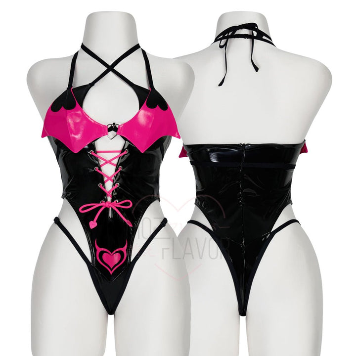 Succubus Verosika Helluva Boss Bodysuit - MOEFLAVOR - Waifu Inspired Fashion and Lingerie Store