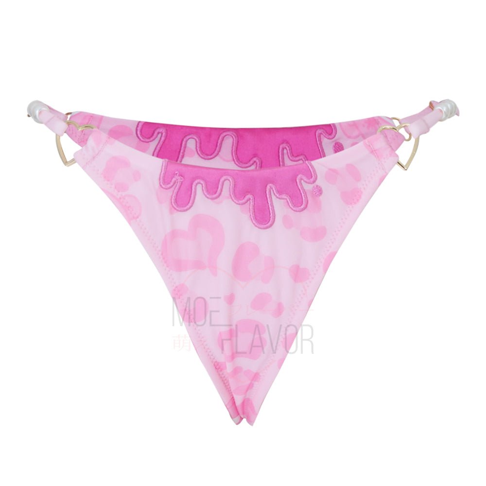 Vday Gloomy Bear Gyaru Corset Top and Underwear Lingerie - MOEFLAVOR - Waifu Inspired Fashion and Lingerie Store