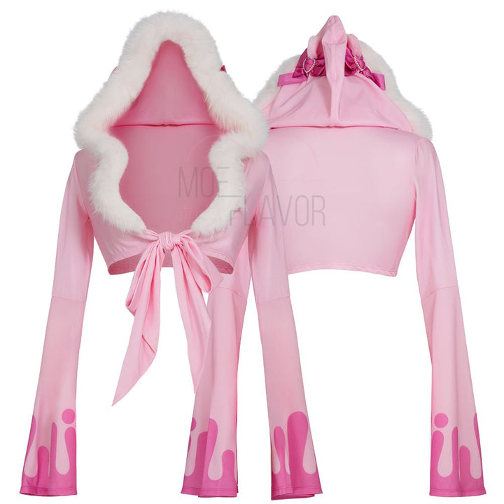 Vday Gloomy Bear Gyaru Hoodie - MOEFLAVOR - Waifu Inspired Fashion and Lingerie Store