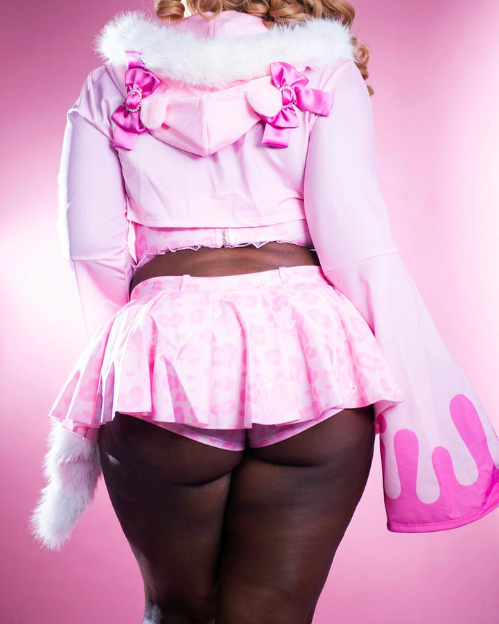 Vday Gloomy Bear Gyaru Hoodie - MOEFLAVOR - Waifu Inspired Fashion and Lingerie Store