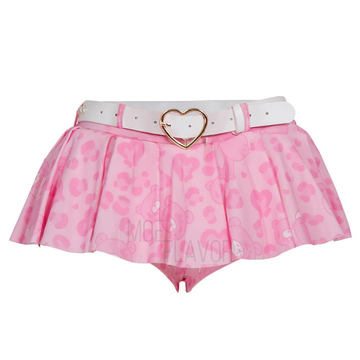 Vday Gloomy Bear Gyaru Mini Skirt - MOEFLAVOR - Waifu Inspired Fashion and Lingerie Store