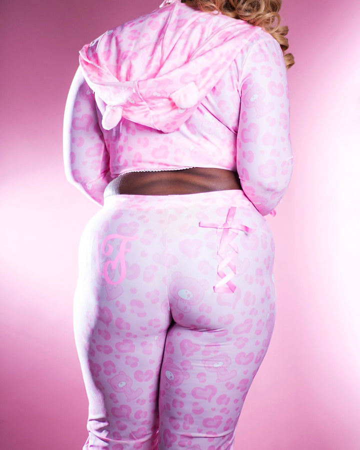 Vday Gloomy Bear Gyaru Track Hoodie/Pants - MOEFLAVOR - Waifu Inspired Fashion and Lingerie Store