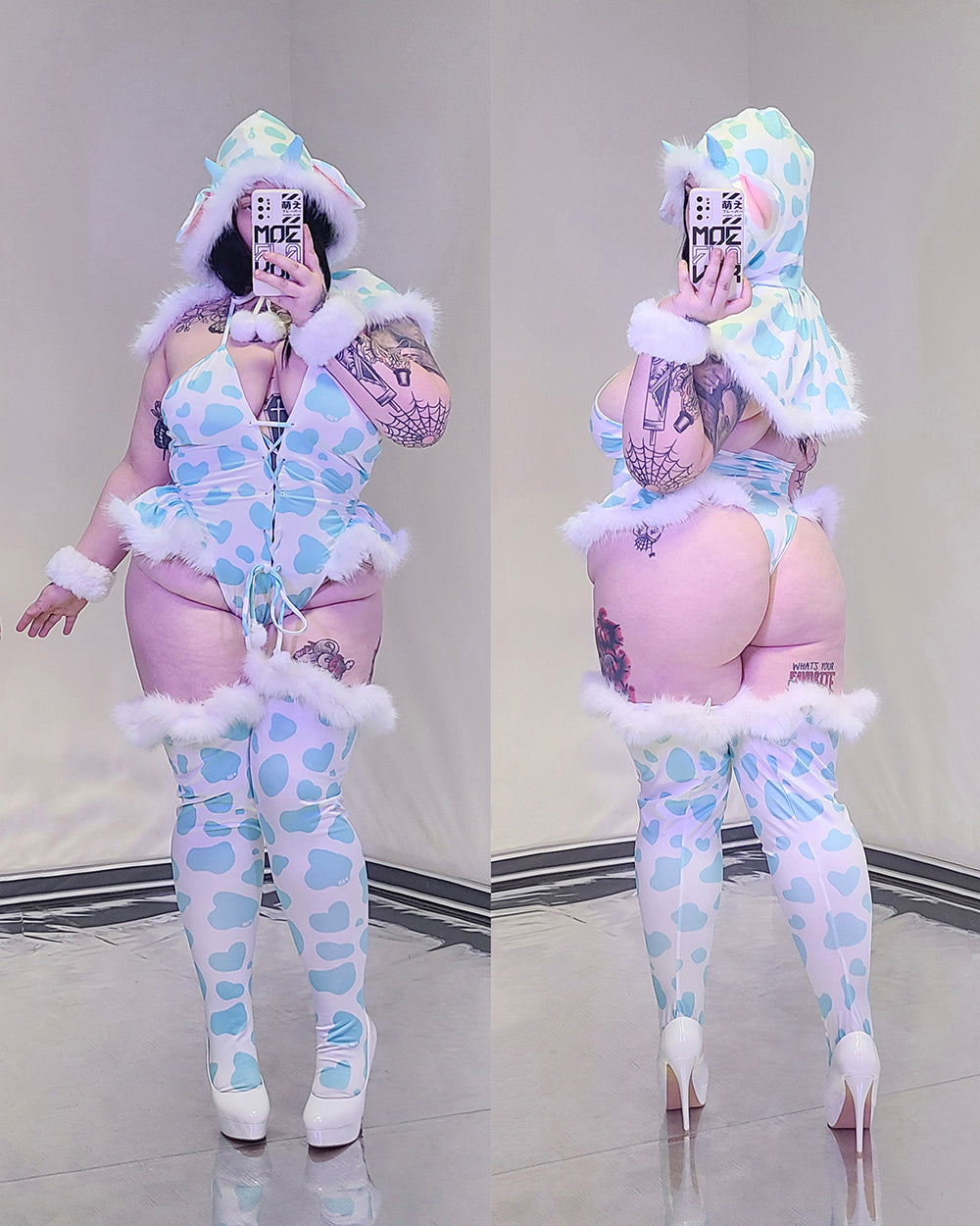 winter-blue-cow-fur-bodysuit-40-mirror MOEFLAVOR - Waifu Inspired Fashion and Lingerie Store