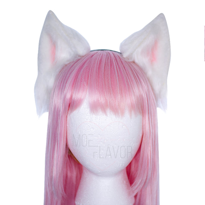 winter-fox-headband White MOEFLAVOR - Waifu Inspired Fashion and Lingerie Store