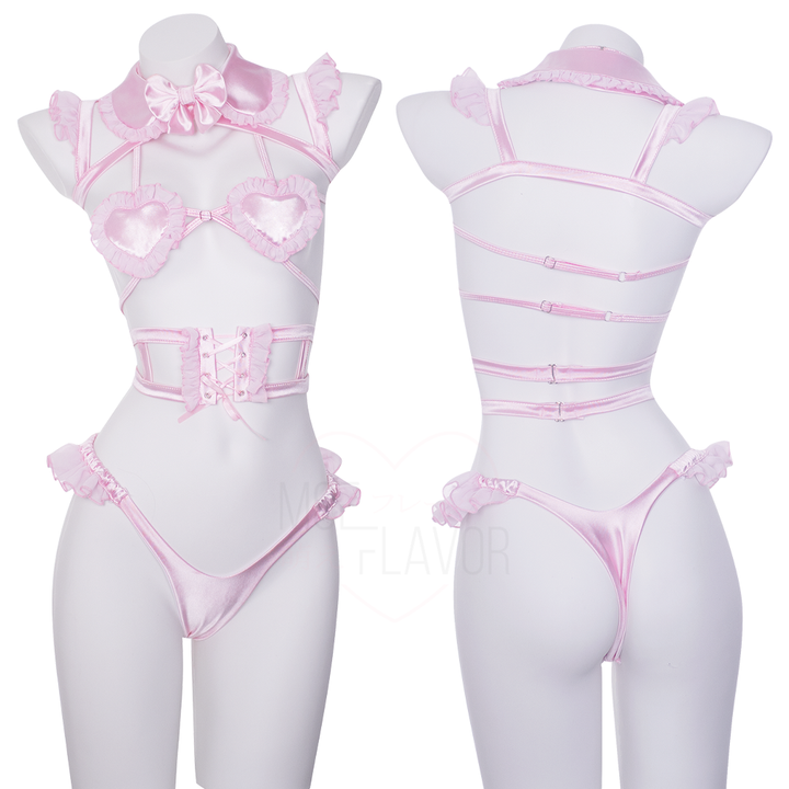 Sweet_Valentine_Heart_Pink_OP5 Pink MOEFLAVOR - Waifu Inspired Fashion and Lingerie Store