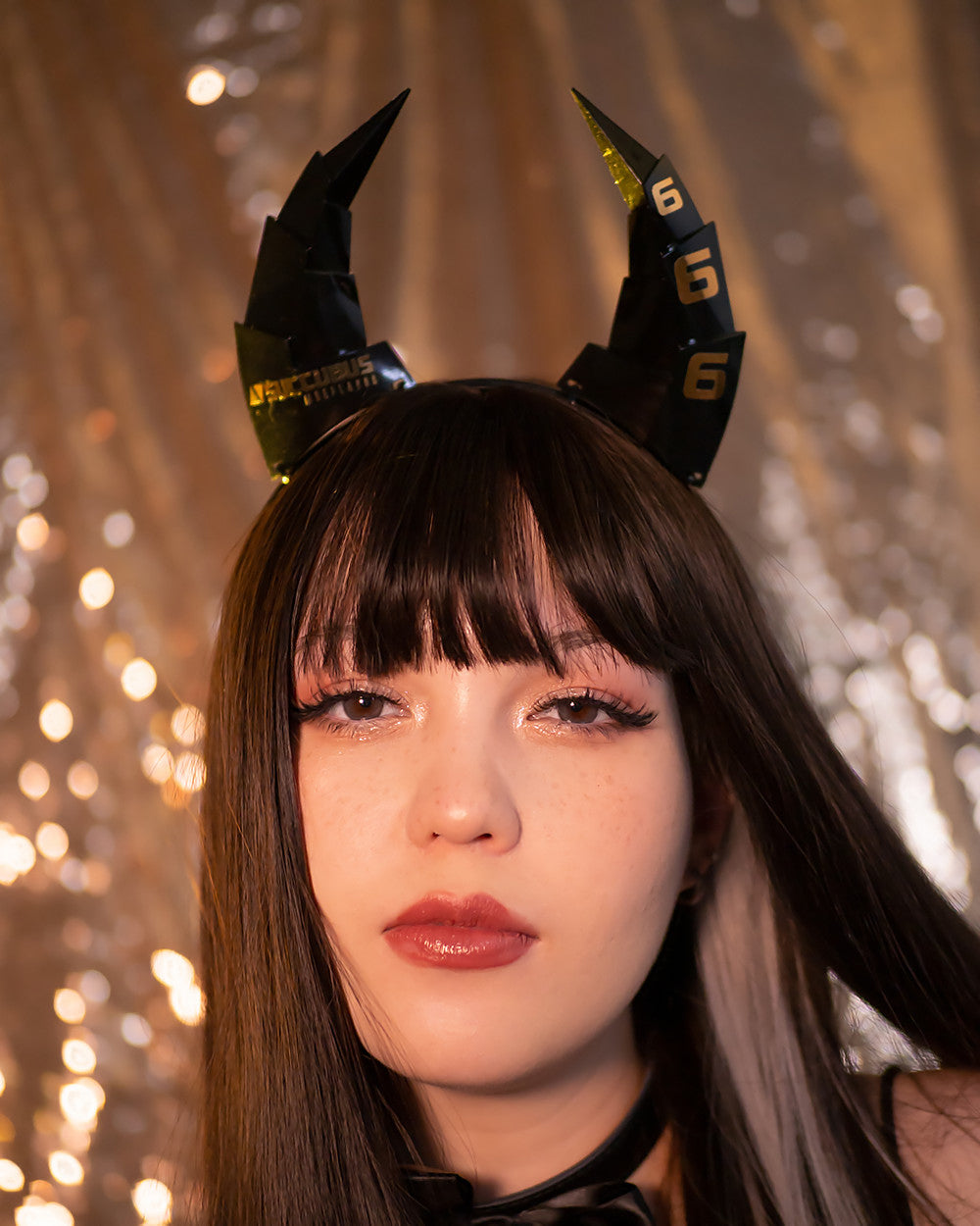 Cyberpunk Devil Succubus Anime Headband MOEFLAVOR MOEFLAVOR Waifu