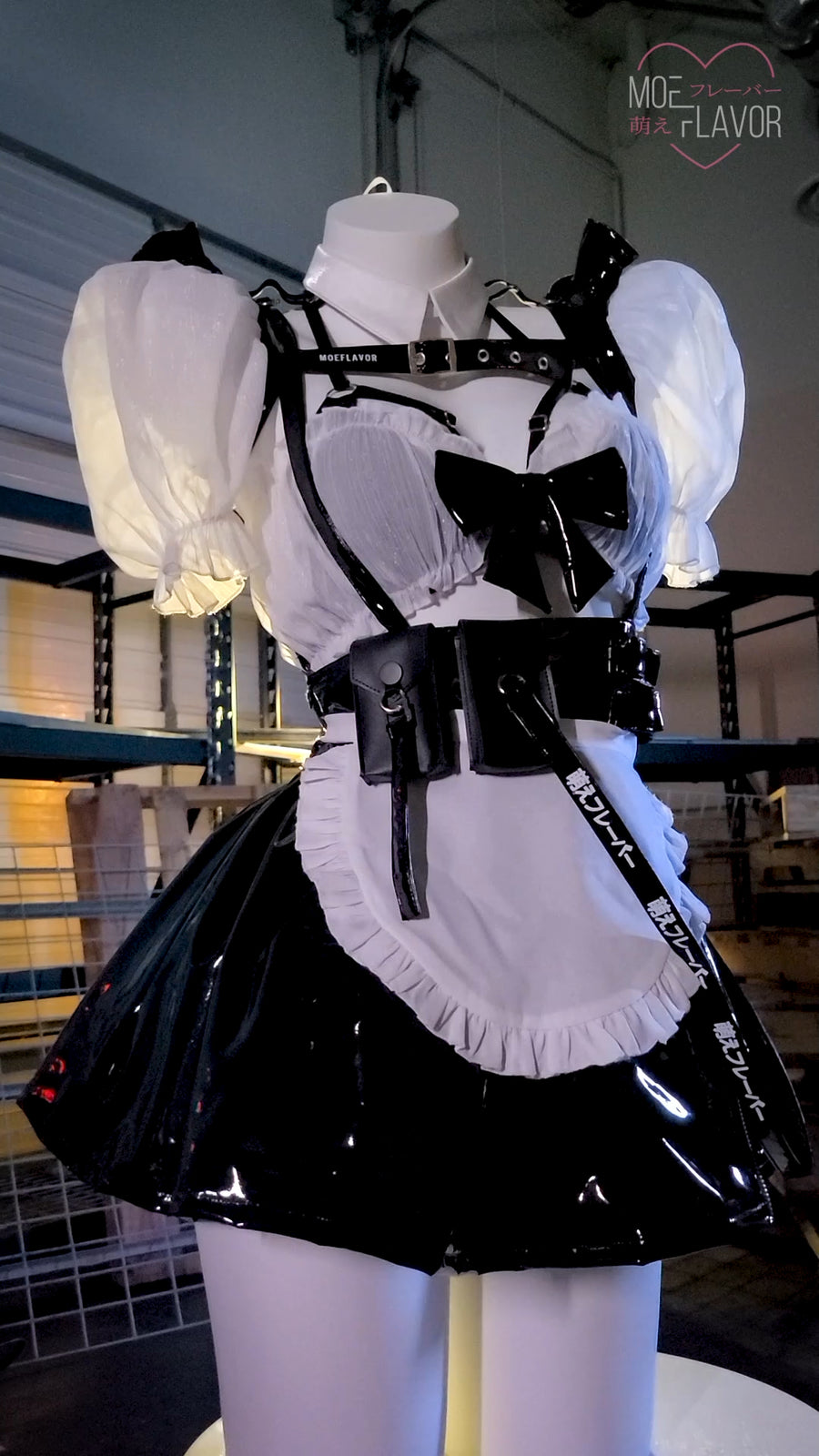 Tactical Maid Cosplay | Latex Vinyl Cyber Cat Maid – MOEFLAVOR - Waifu ...