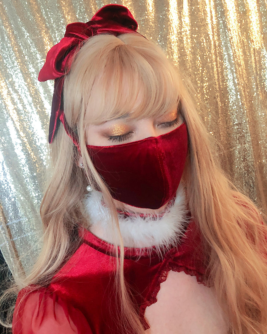 velvet-wine-face-mask-bow-3 MOEFLAVOR - Waifu Inspired Fashion and Lingerie Store