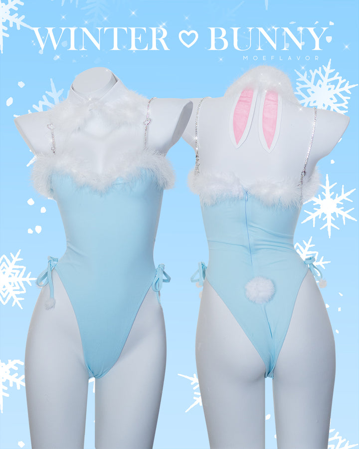 winter-bunny-heart-rhinestone-4 Blue MOEFLAVOR - Waifu Inspired Fashion and Lingerie Store